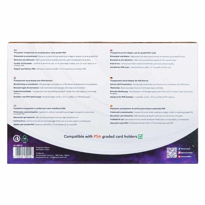 Acryl-Displayständer 3-Slot für PSA-Slab