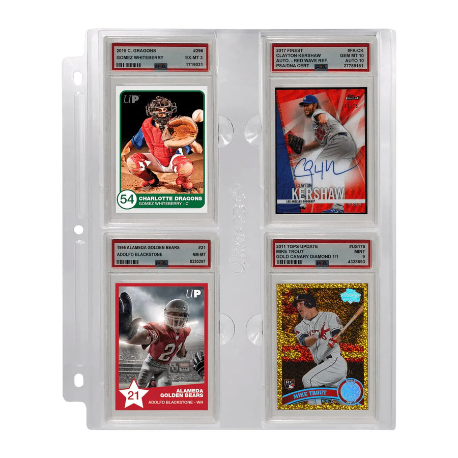4-Pocket Page for PSA Slabs