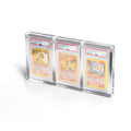 Graded Card Display Triple Trophy