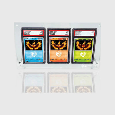 Acrylic Display Stand 3-Slot for PSA Slabs
