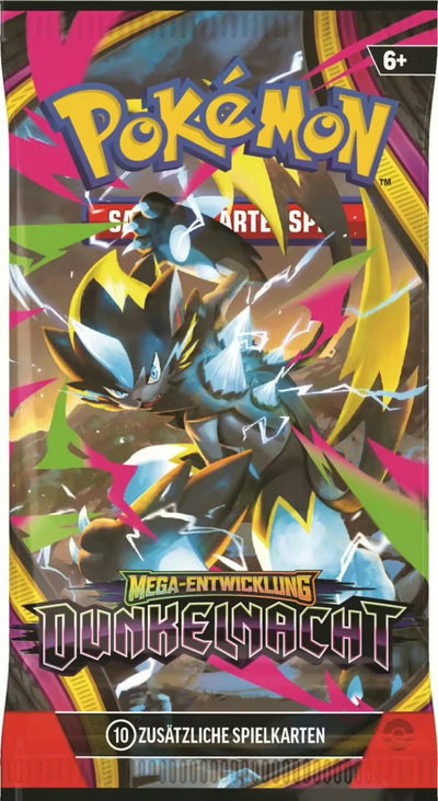 Pokémon TCG: Mega Evolution Booster Pack Dunkelnacht